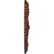 Ekena Millwork Marseille Ceiling Medallion (Fits Canopies up to 7 3/8"), 21"OD x 2"P, Burnished Mahogany Crackle CM21MABMC - alternate 4